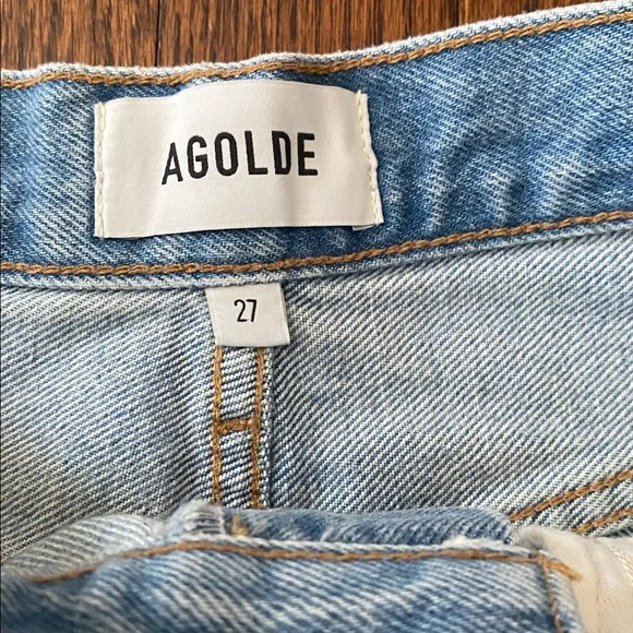 NWT Women’s AGOLDE Parker Vintage Cut-Off Short in Animate Size 27 - Picture 3 of 5